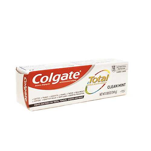 Colgate | Toothpaste | Total | 0.88oz | Clean Mint | 12 HR Protection