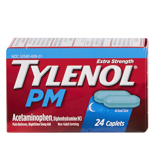 B2B Tylenol PM 24 Caplets Pack OTC Wholesale NY USA   Tylenol Pm 24s 12CT 